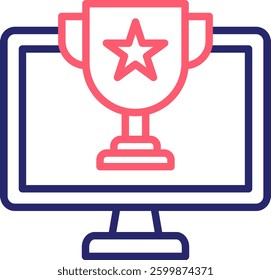 Champion Icon Color Vector Illustration