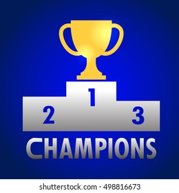 Champion Icon, podium Icon