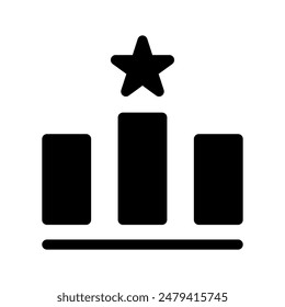 Champion Icon Vector Symbol Design Illustration