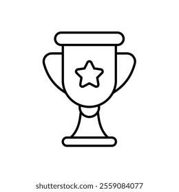 champion icon with white background vector stock illustration