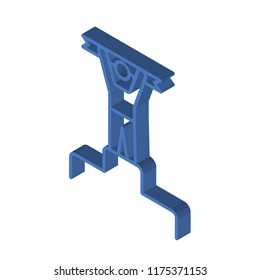 Champion isometric left top view 3D icon