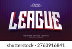 Champion league 3d style text effect - Editable text effect