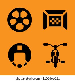 champion, leisure, element and hat icons set. Vector illustration for web and design