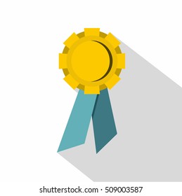 Champion medal icon. Flat illustration of champion medal vector icon for web