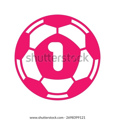 Champion Number 1 Icon Vector: First Place Winner Badge Design