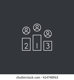 Champion podium Icon