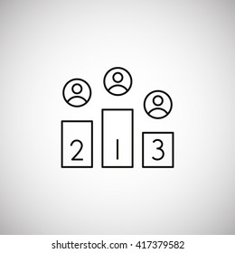 Champion podium Icon