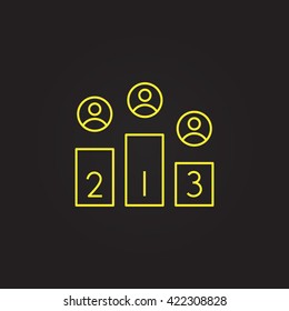 Champion podium Icon