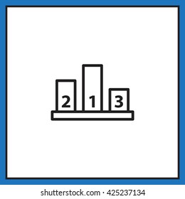 Champion podium Icon