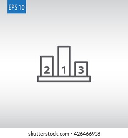 Champion podium Icon