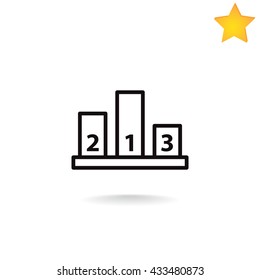 Champion podium Icon