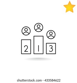 Champion podium Icon