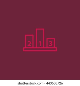 Champion podium Icon