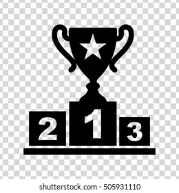champion podium icon.