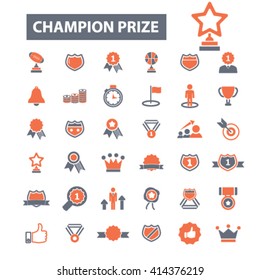 champion prize icons
