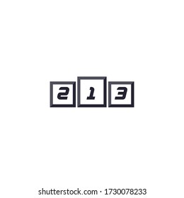 Champion ranking design. Can be used for icons.