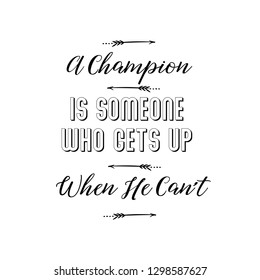 21 Champion someone who Images, Stock Photos & Vectors | Shutterstock