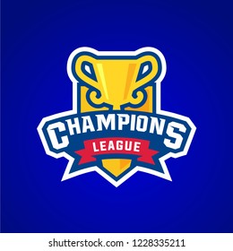 Champion sports league logo emblem badge graphic