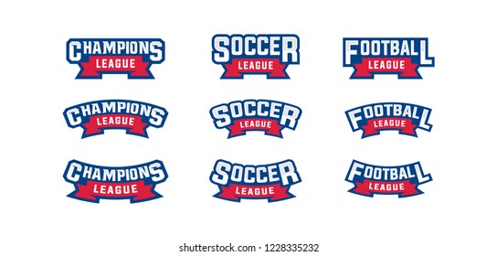 Champion sports league logo emblem badge graphic