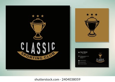 Champion Trophy Cup for Restaurant logo design inspiration