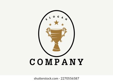 	
Champion Trophy Cup for Vintage Retro Sport Bar Club Cafe Tavern Restaurant logo design inspiration