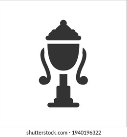 Champion trophy icon, Vector graphics