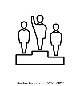 Champion Vector Graphics Outline Icon