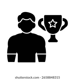 Champion Vetor Icon que pode facilmente modificar ou editar

