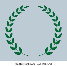 Champion wreath coloring icon illustration design