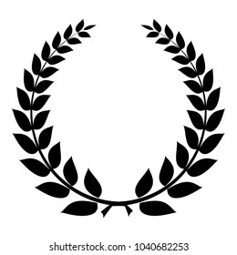 Champion wreath icon. Simple illustration of champion wreath vector icon for web