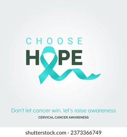 Championing Cervical Health in Vector Background Posters