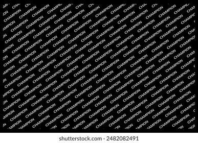 Champions background poster design vector illustration, champion backdrop isolated.