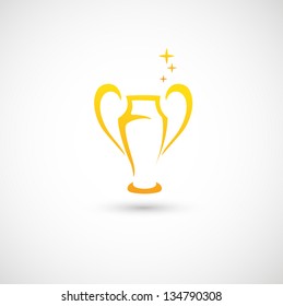 Champions Cup icon vector