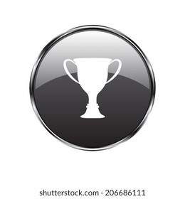 champions cup icons  - vector button