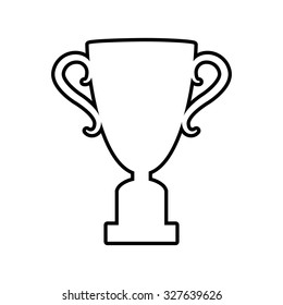Champions Cup  line icon. Vector illustration