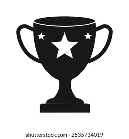 champions cup silhouette vector art 