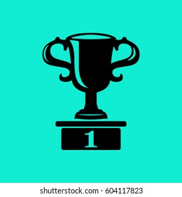 Champions cup vector icon
