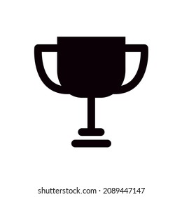 champions cup vector icon, winner, award symbol. Modern,simple flat vector illustration for web site or mobile app