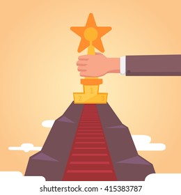 Champions Cup vector illustration