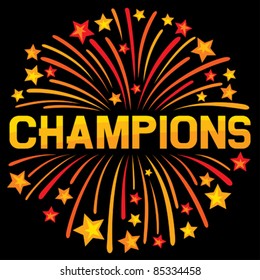 champions firework design