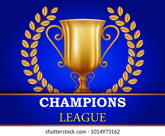 Champions league background vector illustration