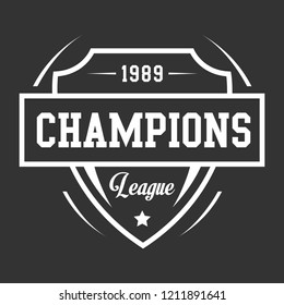 Champions league badge