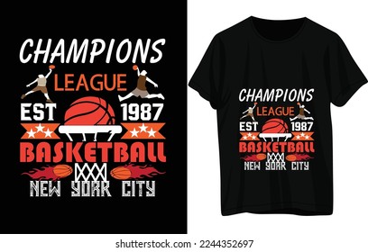 CHAMPIONS LEAGUE EST 1987 BASKETBALL NEW YORK CITY