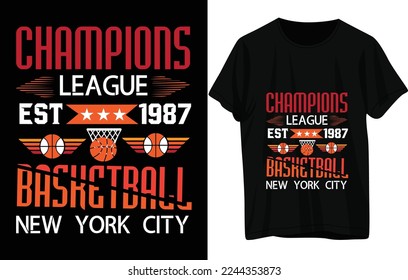 CHAMPIONS LEAGUE EST 1987 BASKETBALL NEW YORK CITY