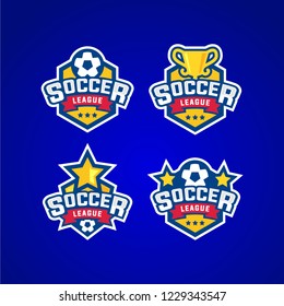 Champions league sport logo emblem graphic vector