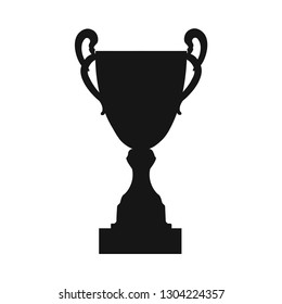 Champions trophy cup icon vector illustration