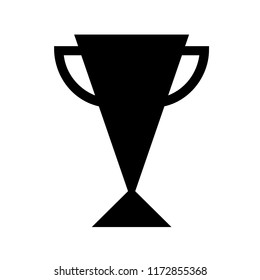 Champions trophy vector icon, Victory symbol,flat design on white background,esp10