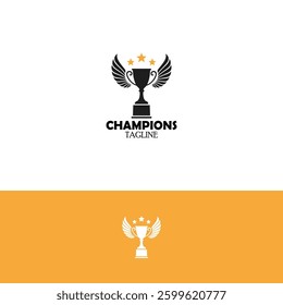 Champions vector logo design template
