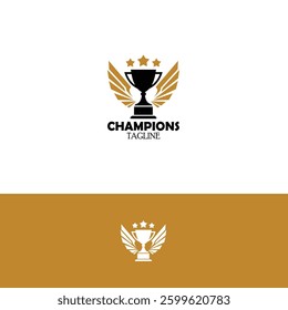 Champions vector logo design template