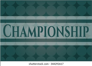 Championship card